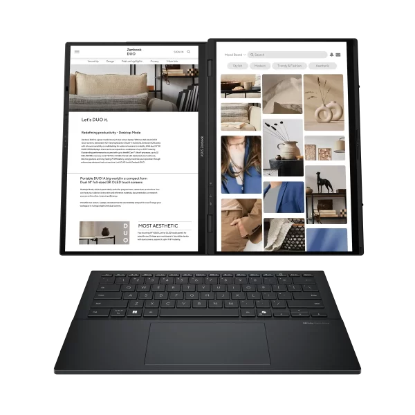 لپ تاپ ایسوس ZENBOOK UX8406MA ULTRA7 155H-16GB-1TB-INTEL-OLED 3K - تصویر 2